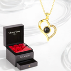 Collier de projection « Je t'aime » en 100 langues