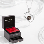 Collier de projection « Je t'aime » en 100 langues