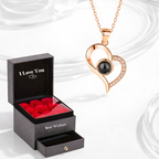 Collier de projection « Je t'aime » en 100 langues