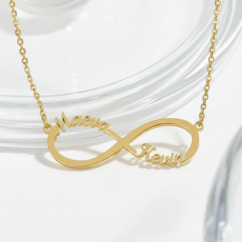 Collier personnalisé avec deux noms